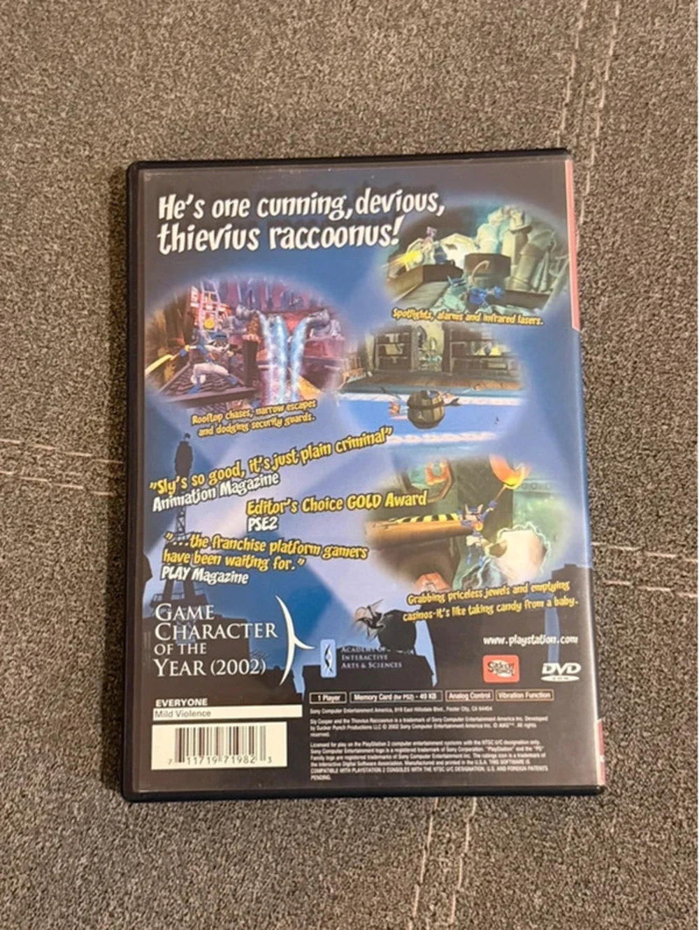 Sly Cooper and the Thievius Raccoonus for PlayStation 2